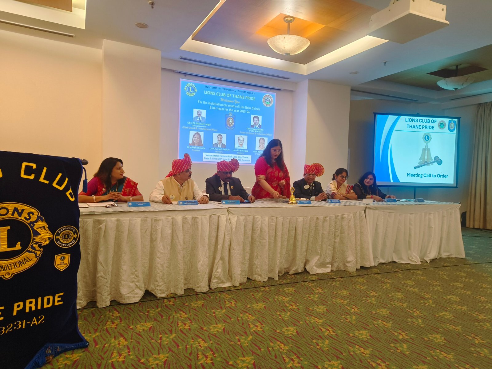 Installation and Chartered night celebration